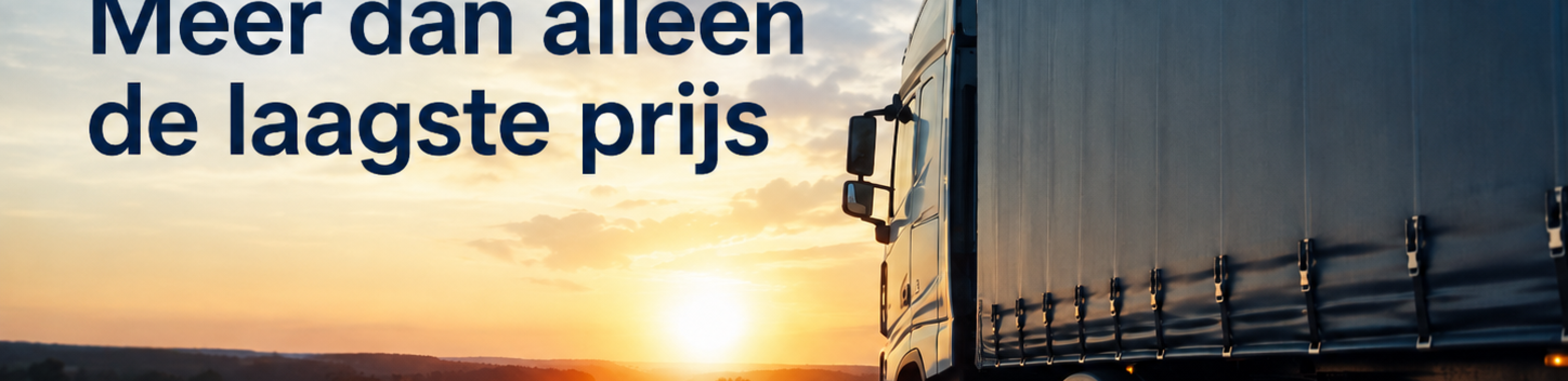 Meer dan alleen de laagste prijs