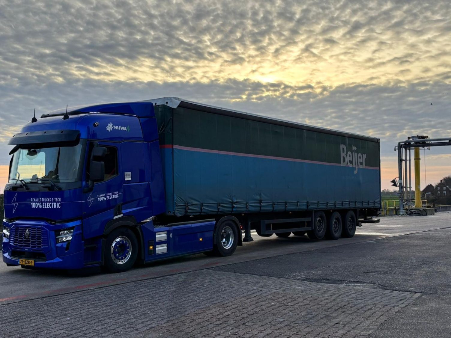 Emissievrije groupage: Beijer Logistics rijdt stil en schoon met binnenlandse e-truck